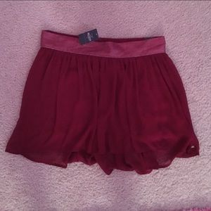 Red skater skirt